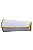 National Safety Apparel S01MZ9XMD Long Two-Ply White Poly Mesh Wristlet, 9", Medium, White