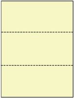 Cream Notecards 8 1/2" X 3 2/3" 750 Count