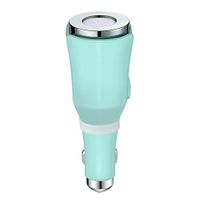 JINGYOYDSF Car Aroma Diffuser Car Mat Diffuser With Dual Power USB Car Charger 5-Color Selection blue