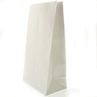 Novolex 8WBP, 8 White Paper Bag, Disposable Take Out Unprinted Grocery Bread Bags, 500-Piece Bundle