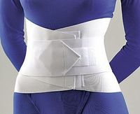 Fla Lumbar Sacral Back Support With Abdominal Support Height - Large (37-40")