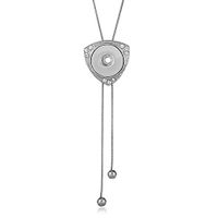 Fashion Women Necklace Pendant Pull Closure Drill Fit Noosa Snap Button N209 Woman Pretty Bright Stylish For gift Simple Elegant Aesthetic Comfy Wonderful