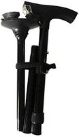 CJQ Walking Stick Light Multi-Function Smart Facilitate Family Members Flashlight Walker Male Seat Plate Thickness Thick Non-Slip Feet Ergonomic Design Aluminum Alloy