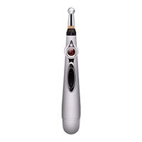 DLOGG Electronic Acupuncture Pen Pain Relief Therapy Pen Acupuncture Point Detector Therapy Massage Pen, Chargeable Electric Meridian Energy Massage Stick Body Massager Pain Relief Therapy Instrument