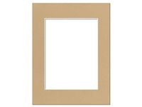 PA Framing, Photo Mat Board, 14 x 18 inches Frame for 10 x 13 inches Photo Art Size - Cream Core/Fear