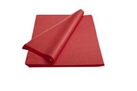 Crown 480 Sheets Bulk Pack Red Tissue Paper Gift Wrap - Ream of Paper - 15 inch. x 20 inch. Wrapping Tissue Paper - for Scrapbooking Paper, Art n Crafts, Wrapping Christmas Gifts and More!!