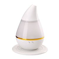 E-Scenery 250ml Mini Aroma Essential Oil Diffuser, Portable Cool Mist Humidifier for Office Home Car Study Yoga Spa Travel, Auto Shut-Off & 7 Colors Led Night Light