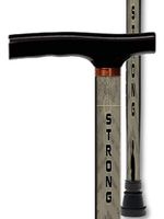 Walking Cane T Handle Derby Aluminum Adjustable US Army Veteran Military Men or Women