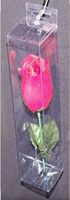 50 PCS 2X2X9 Plastic Box Retail W/Hanghole Display Favor