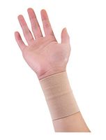 uxcell Unisex Reversible Stretchy Athletic Compression Wrist Band 1 Pack L Beige