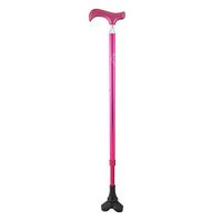 DR. Cane All-Terrain Adjustable Telescopic Cane w/ Cushioning System - Lightweight Walking Stick for Men and Women - DIAMOND HEART Design - Walking Cane With Beech Wood Handle