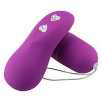 Yhua Female Lighting Wireless Remote Control Mutifrequency Vib'rati-ng E'gg Body T'ool - Purple