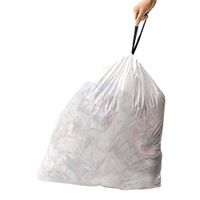 Fineday Garbage Bag, Kitchen Drawstring Tall Kitchen Drawstring Trash Bags Strong Trash Bag 30 Gallon Garbage Rubbish Bags 45x50cm (Gray)