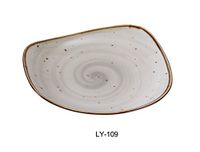 Yanco LY-109 Lyon Collection 8.75" Plate, Reactive Glaze (Pack of 24)