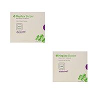 Mepilex Border Self-Adherent Absorbent Foam Dressing - Size 3 x 3" - 5 Count (2 Pack)