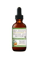 Urban Moonshine Healthy Liver Bitters | Organic Herbal Supplement for Digestion, Detox & Healthy Cholesterol Support | Artichoke & Raw Honey | 2 FL OZ (Pack of 3)