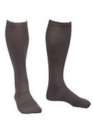 EvoNation Men's USA Made Graduated Compression Socks 20-30 mmHg Firm Pressure Medical Quality Knee High Orthopedic Support Stockings Hose - Best Comfort Fit, Circulation, Travel (XL, Gray)