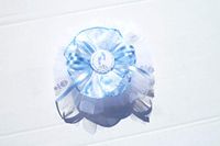 Blue Baby Feet It's a Boy Baby Shower Themed Corsage for Grandma,Aunt or Host Boy (Blue, White)