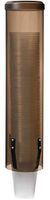 Janico 2013 Water Cup Dispenser Wall Mount Pull Type, Fits 4 to 10 oz Cone and Flat Bottom Cups, Brown