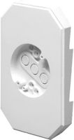Arlington 8141DBL Siding Mounting Kits with Built-in Box, White, for 1/2 inch Lap Double Siding, 1-Pack