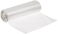 HDPE Industrial Commerical Home Office Garbage Trash Can Janitorial Liner, 33" Width x 40" Length, 32-33 gallons Capacity, 13Mic, NAT, Coreless Roll, 25/Pack