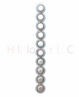 Hillflower 10 pcs AG3 LR59 LR726 G2 396A 397 196 Bulk 0% Mercury 0% Hg 1.5V Alkaline Light Prime Battery