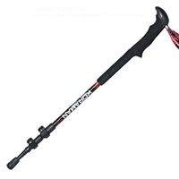 Crutches Outdoor Trekking Poles Carbon Telescopic Ultra Light Walking Crutch Climbing Equipment Crutch Stick Anti-Skid Walking Stick (Color : Green, Size : 65cm)
