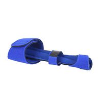 SUPVOX Finger Splint Brace Support Guard Adjustable Fixing Belt with Built in Aluminium for Broken Trigger Finger Arthritis (Blue)