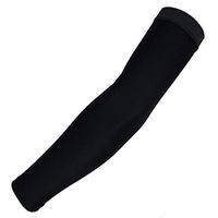 Arm Skin Protectors, UV Protection Cooler Arm Sleeves for Basketball Football Baseball and Other Activities 1 Pair Black XL