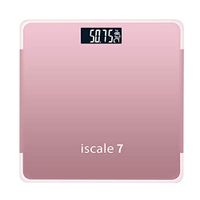 Daily necessities LTD Digital Bathroom Electronic Scales, LCD Display 5mm Tempered Glass Precision Electronic Scale, Portable Rollover Body Scales, Automatic Power-on and Shutdown up to 180KG