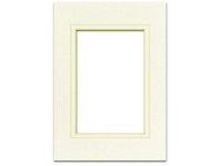 PA Framing, Double Mat, 5 x 7 Inches Frame for 3.5 x 5 Inches Photo Art Size - Cream Core/Ivory Upper and Inner Mat