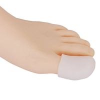 ROSENICE Gel Toe Separators Bunion Protectors Spreaders Correctors with Caps Size L