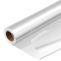 STOBOK Clear Cellophane Wrap Roll | Unfolded 22 Inch 100 Ft Long 2.5 Mil Thick Transparent Flowers Baskets Food Gift Crystal Wrappings Paper Food Safe