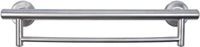 Grabcessories 61030 2-in-1 Grab Bar Towel Bar with Grips and Anchors, Brushed Nickel