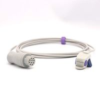 Compatible for Datex Ohmeda Spo2 Sensor Pediatric Clip 9.8 ft 10 Pins Connector