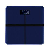 Digital Body Weight Scale,Bathroom Scale,180KG/390 LB,Tempered Glass, Easy-to-Read Backlit LCD,Without Battery, Blue