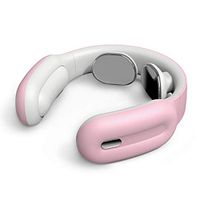 GCION Neck Massager,Smart Wireless Portable 4D Neck Massage Equipment with Heat,Electric Pulse Neck Massager Pressure Point for Office,Home,Sport,Travel-Pink