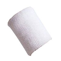 interjunzhan Professional Unisex Band Wrist Protector Wristband Sports Tennis Badminton Sweat Absorb (1Pcs) White