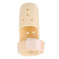 Ktyssp 6 Sizes Pain Relief Trigger Finger Fixing Splint Straightener Brace Corrector Supplies (F-6.2x2.3cm/2.44x0.91inch)