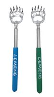 (2- PACK) LEMENG Portable Extendable Telescopic Bear Claws Metal Back Scratchers/Hand Massager/Backslap With Rubber Handles