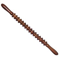 Echaprey Wooden Massager Roller Handheld Muscle Release Massage Stick Bar Tool for Fitness/Yoga/Running (16 Rollers)