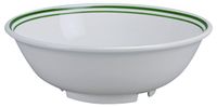 Yanco PT-507 Pine Tree Rim Soup Bowl, 32 oz Capacity, 7.5" Diameter, 2.5" Height, Melamine, Pack of 48