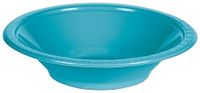 Creative Converting 28103951 Plastic Solid Bowl (12 Pack), 12 oz, Bermuda Blue