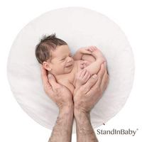 Desktop Beanbag. Newborn Photography Travel Size Posing beanbag Poser | Professional Ottoman | Baby Photo Prop & Pose Pillow | Newborn Photography Props