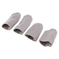 SM SunniMix 2 Pairs Leather Needle Felting Finger Caps Cots Fingercots Protector Craft