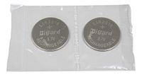 2016 Coin Cell 3.7V Rechargeable Battery 25mAh for car Remote, 2pcs as a Set