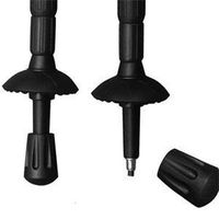 Anzu Bly 2PCS Walking Hiking Stick Tips End Rubber Caps Outdoor Sport Climbing Cane Crutch Alpenstock Tips Repair Replacement Accessories