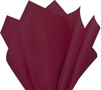 Flexicore Packaging Cabernet Red Gift Wrap Tissue Paper | Size: 15 Inch X 20 Inch | Count: 10 Sheets | Color: Cabernet