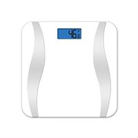 JXSHQS Factory Smart Gift Bluetooth Body Fat Scale High Precision Electronic Scale Body Fat Weighing Scale Body Fat Scale (Color : White, Size : 30x30)