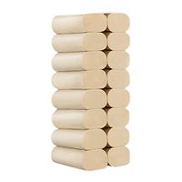 Houshelp 16 Rolls Paper Hand Towels Toilet Paper Kitchen Dining Table Tissue Fiber Paper Towels White Family Towels Per Rolls Coreless Kitchen Whiter Roll Paper Towel